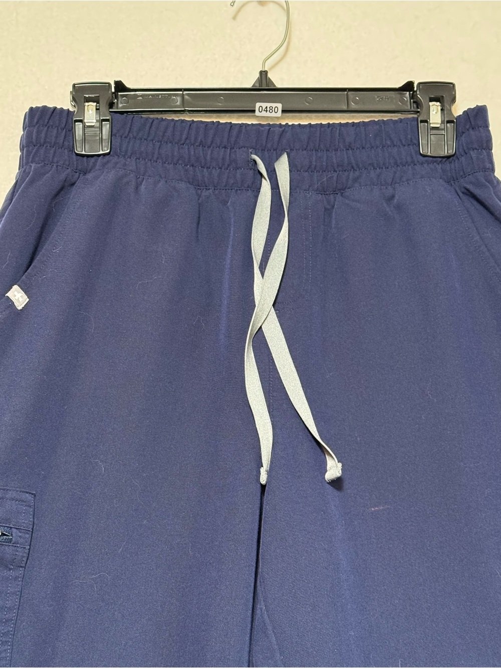 Figs Navy Track Jogger with Contrast Drawstring - Picture 3 of 14